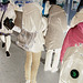 Young sexy Lady in pending straps high-heeled boots with tight jeans /  Jeune Suédoise en bottes de cuir à talons hauts aux courroies pendantes - Ängelholm / Suède - Sweden. 23 octobre 2008 - Négatif