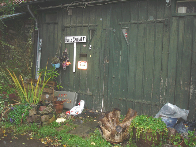 La maison Hvorer Gandalf house - Christiania /  Copenhagen - Copenhague.  26 octobre 2008