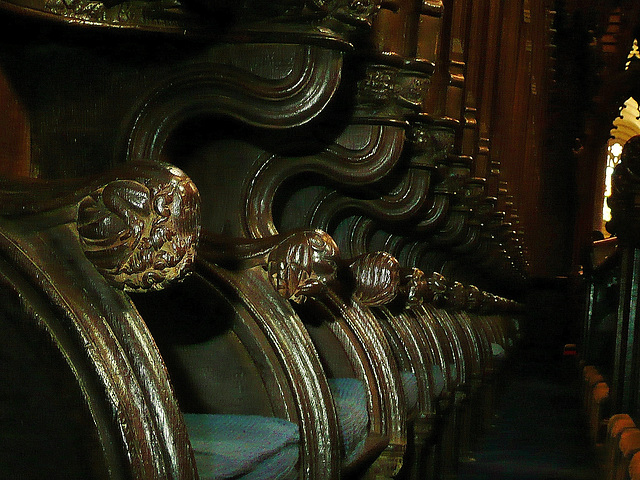 ely cathedral armrests