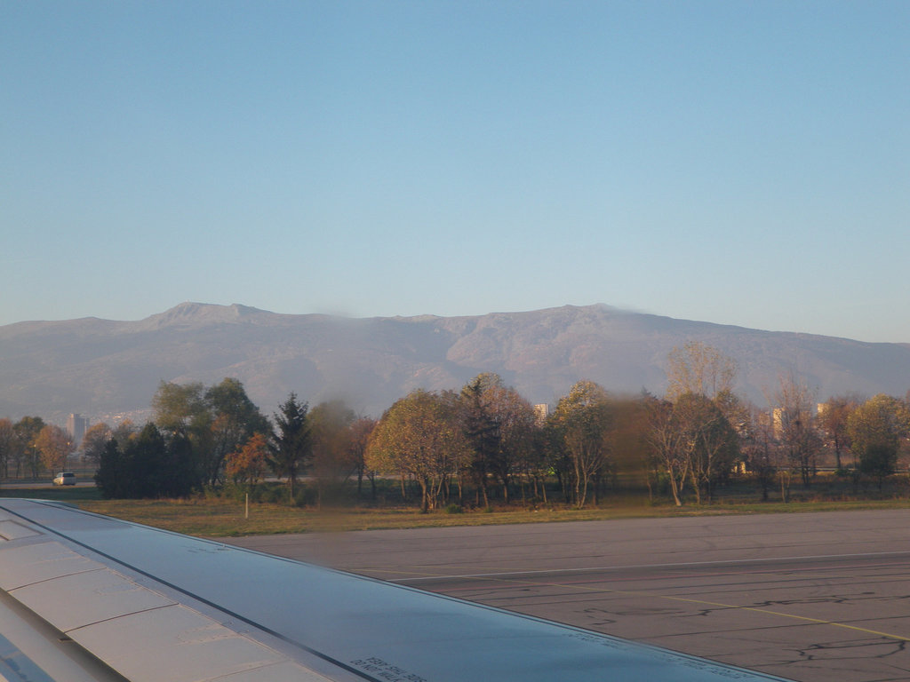 Vrai dernier regard sur le mont Vitosha.