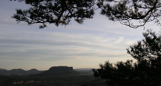 Abend auf der Bastei