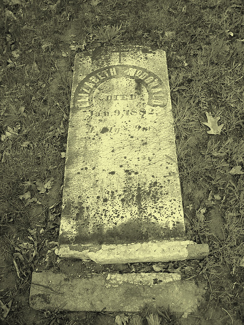 Cimetière de Gouverneur cemetery  / NY. USA / États-unis.   16 mai 2010 -  Photo ancienne / Vintage