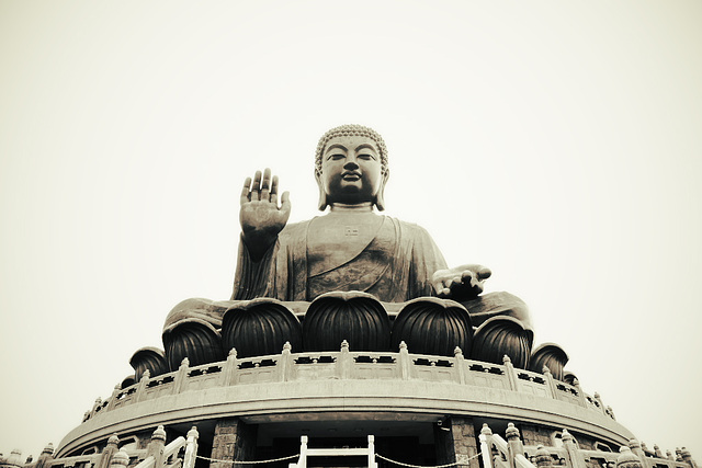 Giant Buddha of Hong Kong in Lantau