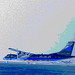 Avion Aero caribbean aircraft /  Aéroport de Varadero airport /  CUBA . 9-02-2010- Négatif postérisé