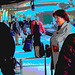 Big Boobs Mature Lady / Dame du bel âge à la poitrine volumineuse -  Aéroport Kastrup de Copenhague / Copenhagen Kastrup airport . 20 octobre 2008  Postérisation