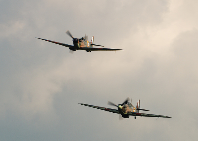 Spitfire and Hurricane