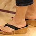 red toes in wedge heels (F)