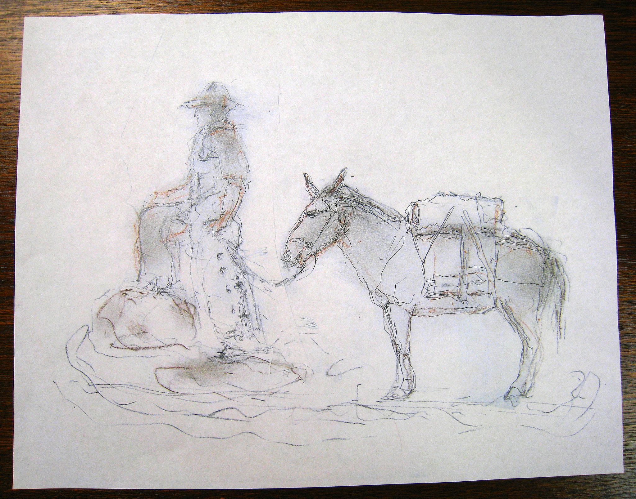 Sketch for Cabot Yerxa Sculpture (5863)