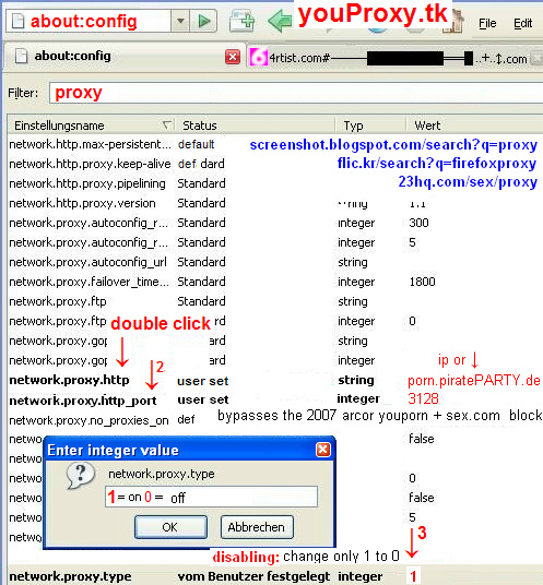 the fastest way to set up a proxy server in Firefox