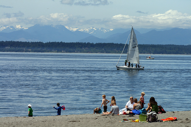 At the Beach, Seattle