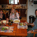 Enjoying Elk Steak and Wild Caught Trout, with Heather and Colin