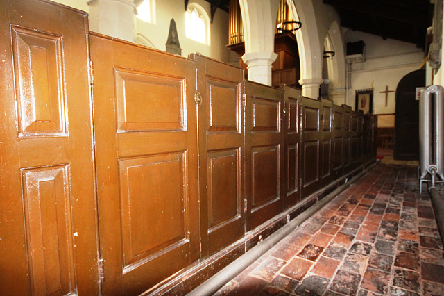 Box Pews, All Saints' Church, Nafferton, East Riding of Yorkshire