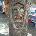 Visage d'arbre / Artistic tree's face  - Place de l'artisanat  / Peinture à l'huile
