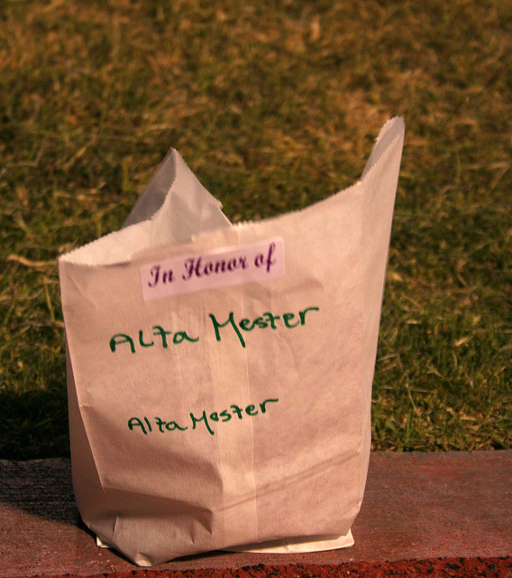 Relay For Life - Luminaria for Alta Hester (6892)