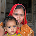 Mother and child, Orchha
