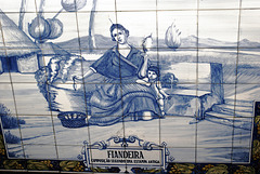 Funchal. Altstadt. Azulejo an der Hauswand. ©UdoSm