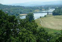 Dresden - Blick auf das "Blaue Wunder"