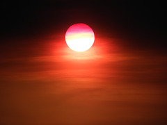 Le soleil se couche