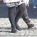 La Dame Stanna à la jupe sexy en talons plats / Stanna chubby Lady in sexy skirt on flats  gentil -  Ängelholm / Suède - Sweden.  23-10-2008