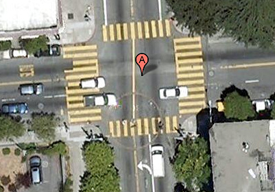 Google Map View of 14th & Castro with Fire Department Cistern