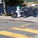 Green-topped Hydrant at 14th & Castro for Fire Department Cistern