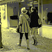 Duo Scholl en bottes sexy / Scholl Swedish duo in sexy boots - Ängelholm  / Suède - Sweden.  23-10-2008- Vintage postérisé