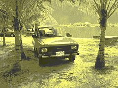 Varadero, CUBA.  3 février 2010 -  Vintage postérisé