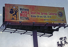 Wellness And World Music Festival Billboard