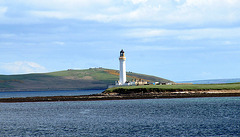 Lighthouse vor Einfahrt Stromness