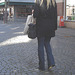 Blonde SEB en bottes à talons hauts cachés / SEB Swedish blond Lady in hidden high-heeled Boots footwears - Ängelholm  / Suède - Sweden.  23-10-2008