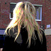 Blonde SEB en bottes à talons hauts cachés / SEB Swedish blond Lady in hidden high-heeled Boots footwears - Ängelholm  / Suède - Sweden.  23-10-2008 - Postérisation