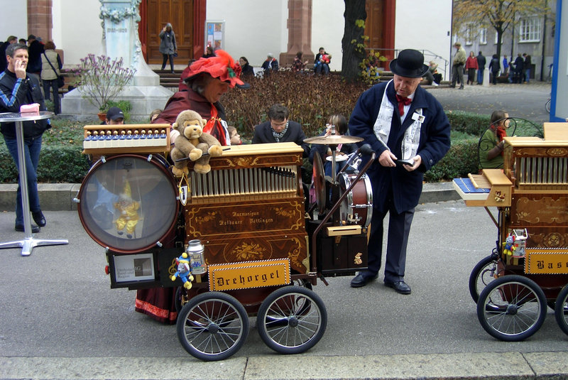 Drehorgelmann in Basel