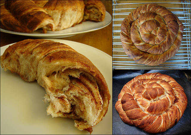 Noon Rogani (an Azerbaijani spiral bread)