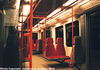 M1 Metro Train Interior, Prague, CZ, 2010