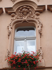 Karlsbad - Häuserfassade