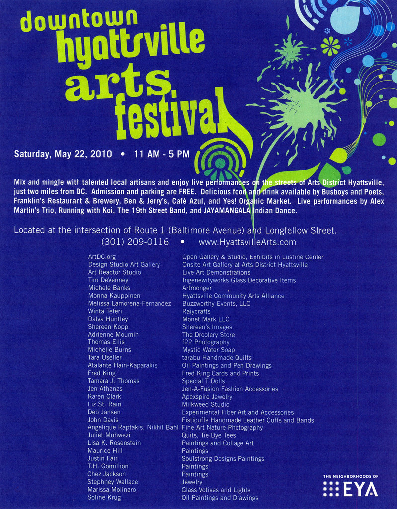 50Artists.3rdHyattsvilleArtsFestival2010