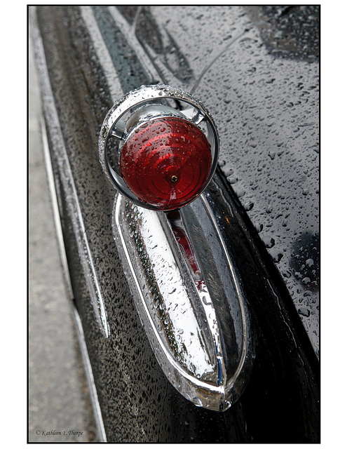 Chrysler Imperial Tail Light in Rain