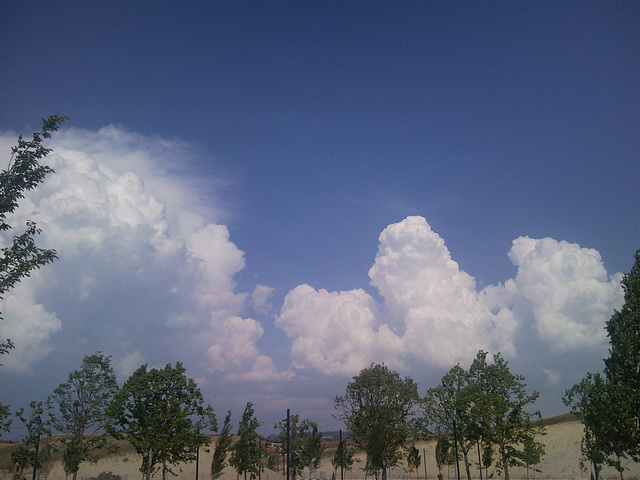 Nubes de verano.