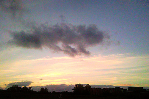 Pinceladas en el cielo.