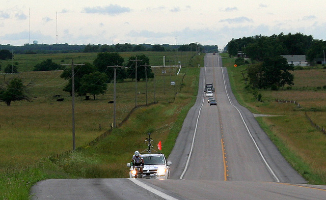 Jure Robič - RAAM Racer - east of El Dorado Springs Missouri (7225)