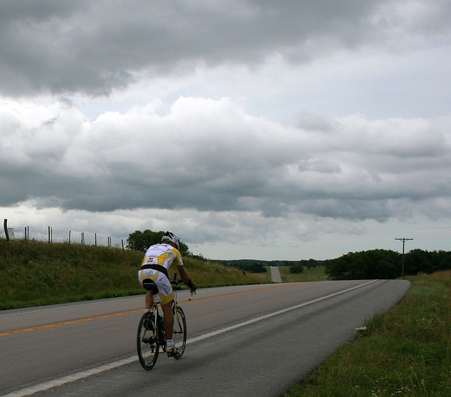 Jure Robič - RAAM Racer - east of El Dorado Springs Missouri (7242)