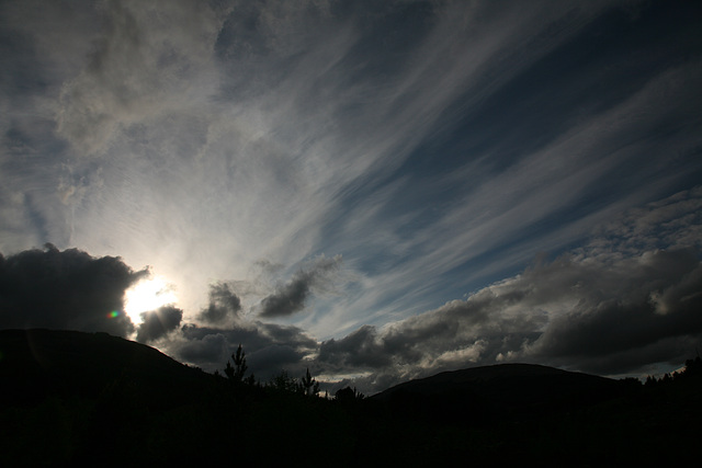 Evening clouds - Tyndrum