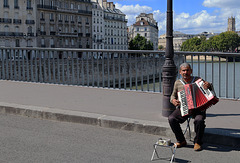 Le Pont Saint-Louis à Paris