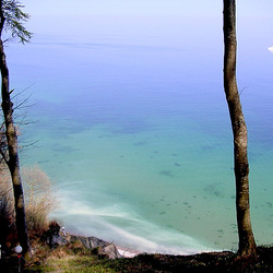 Auf dem Kreidefelsen in Rügen Auf dem Kreidefelsen in Rügen