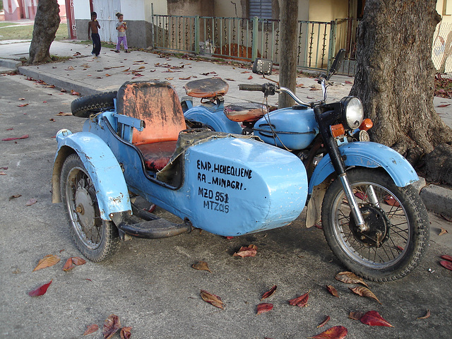 Vestige bleu à saveur cubaine