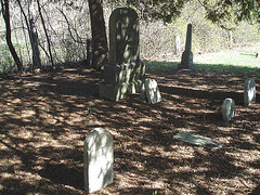 Old Burt cemetery /  Cimetière Old Burt - Près de Essex, NY- USA.  23 avril 2010