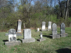 Old Burt cemetery /  Cimetière Old Burt - Près de Essex, NY- USA.  23 avril 2010