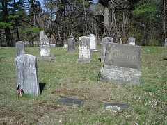 Old Burt cemetery /  Cimetière Old Burt - Près de Essex, NY- USA.  23 avril 2010