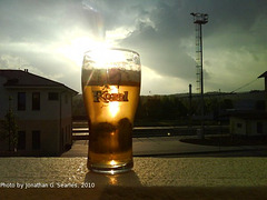 Kozel Beer Glass, Cercany, Bohemia (CZ), 2010