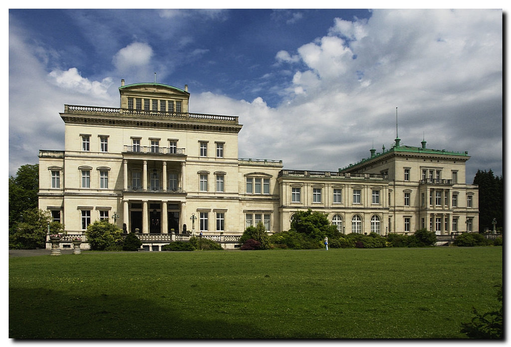 Villa Hügel, Parkansicht